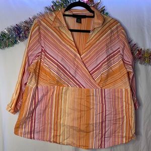 Venezia faux wrap Blouse